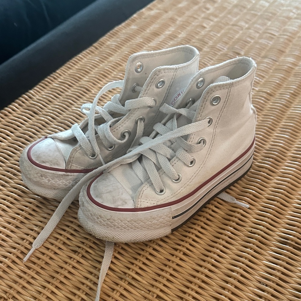 White High-Top Sneakers